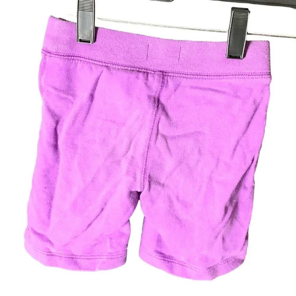 The‎ Childrens Place Shorts Girls XSmall Purple Cotton Teal Floral Butterfly